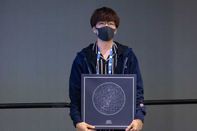 授賞式の僕 授賞式の僕