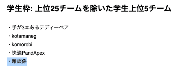 結果 結果